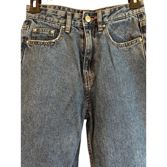 Sinsay Womens Size 34 High Wasted Mom‎ Fit Denim Jeans Medium Wash - Picture 5 of 8